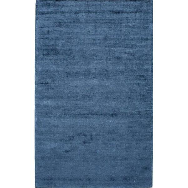 Rugs America Kendall Blue Quartz Rectangle Solid Rug- 8 x 10 ft. 25270